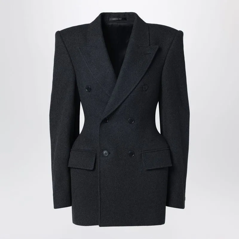 CHARCOAL CASHMERE BLEND BLAZER made by Balenciaga