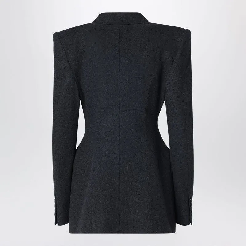 CHARCOAL CASHMERE BLEND BLAZER sold by Lord & Taylor product image thumbnail 2