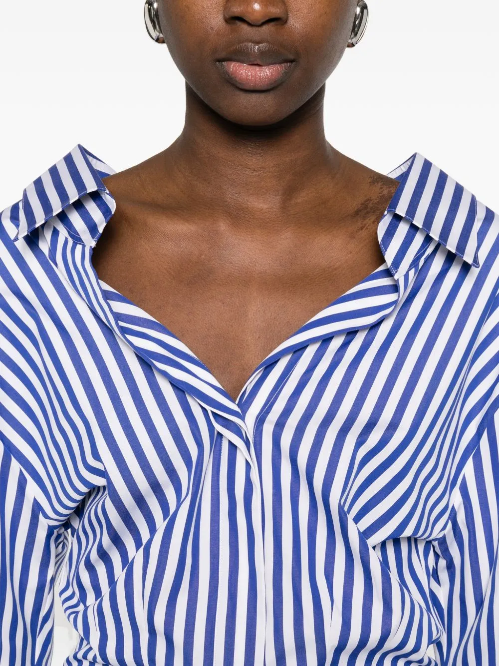 BLUE COTTON SHIRT sold by Lord & Taylor product image thumbnail 3