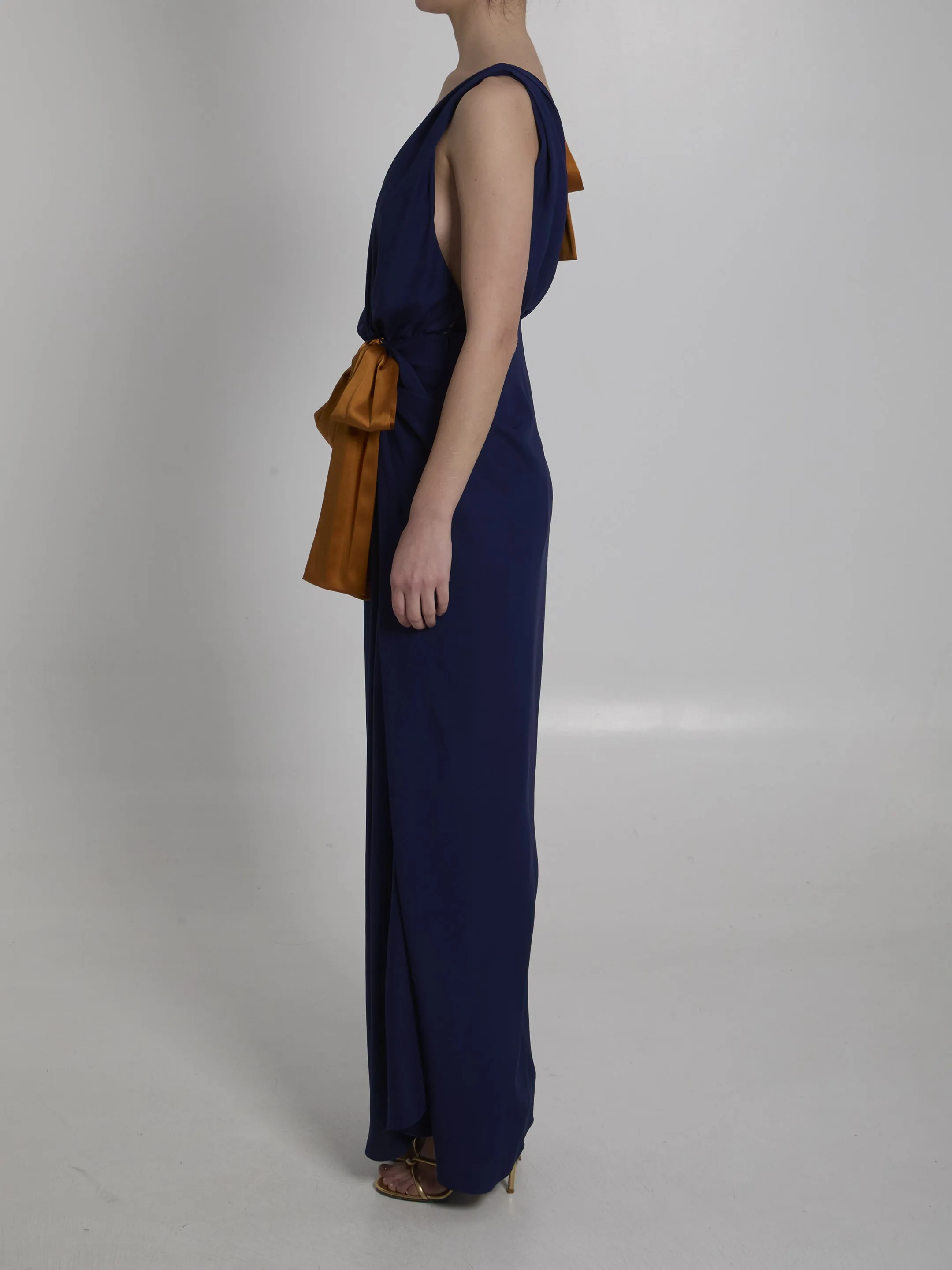 MAXI DRESS IN DOUBLE-FACE SILK SATIN sold by Lord & Taylor product image thumbnail 3