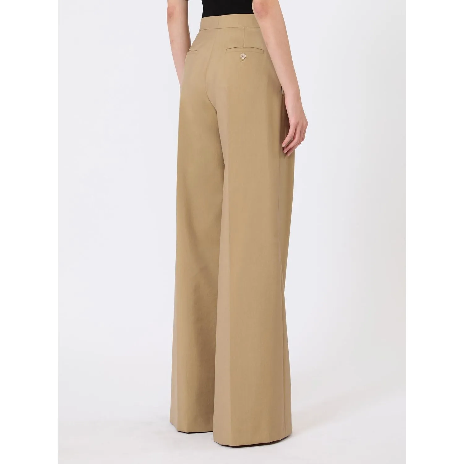 MXSBRONTE - VIRGIN WOOL AND SILK WIDE-LEG TROUSERS sold by Lord & Taylor product image thumbnail 2
