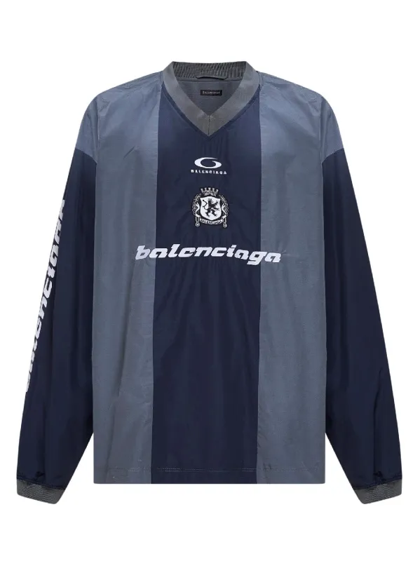 Long-Sleeve Top Marine Blue/Grey made by Balenciaga