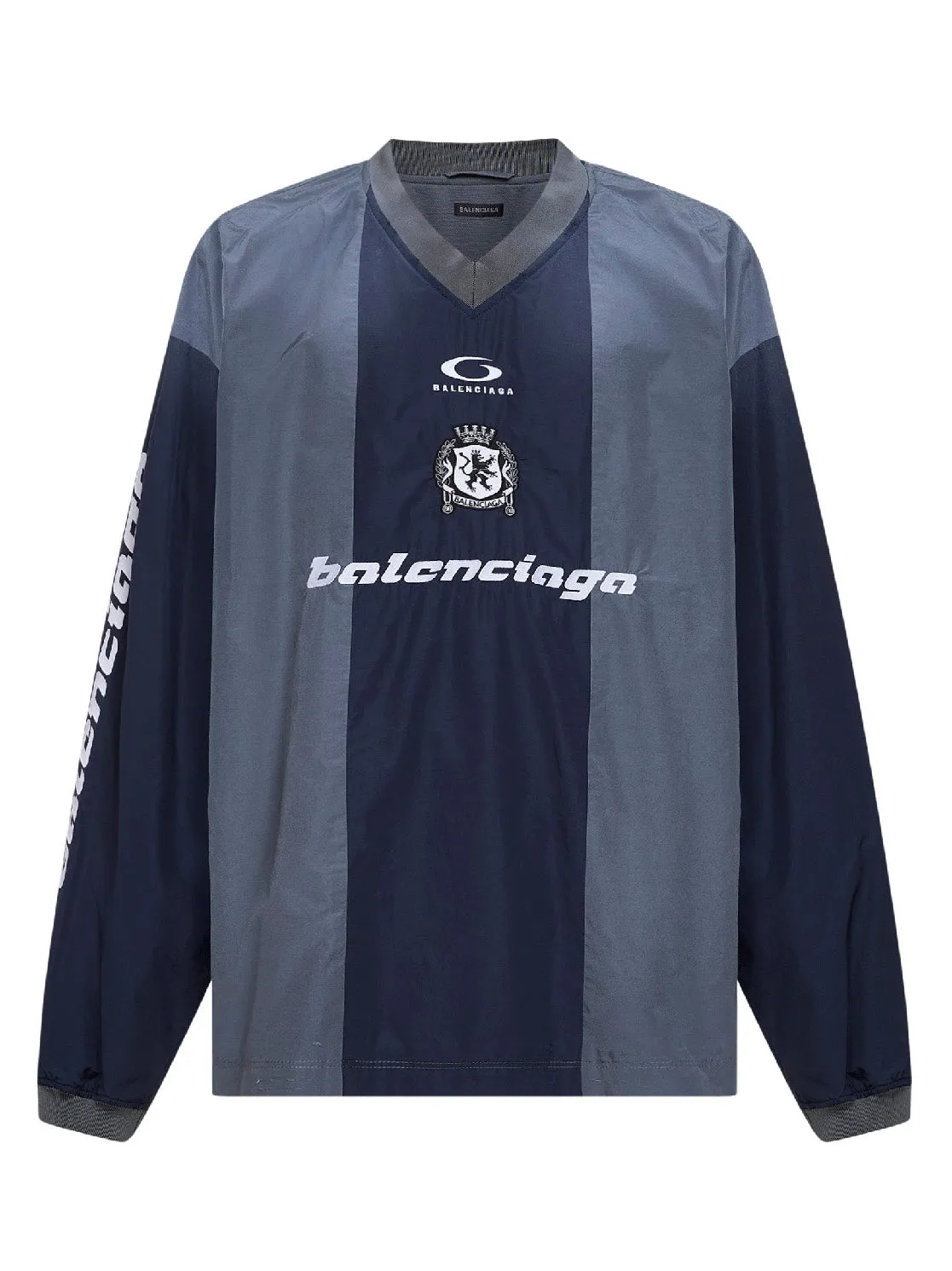 Long-Sleeve Top Marine Blue/Grey sold by Lord & Taylor