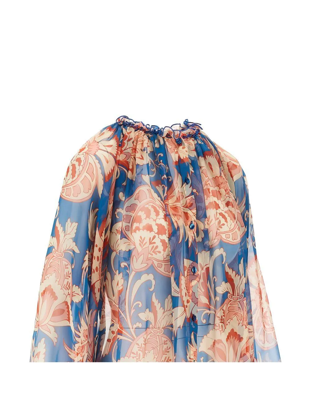 Blouse Blue Silk sold by Lord & Taylor product image thumbnail 2