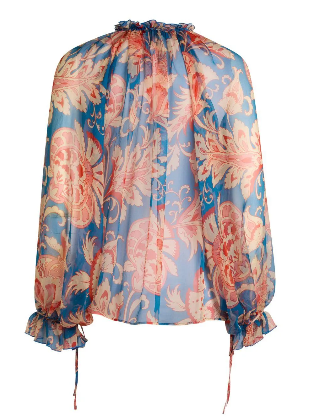 Blouse Blue Silk sold by Lord & Taylor product image thumbnail 3