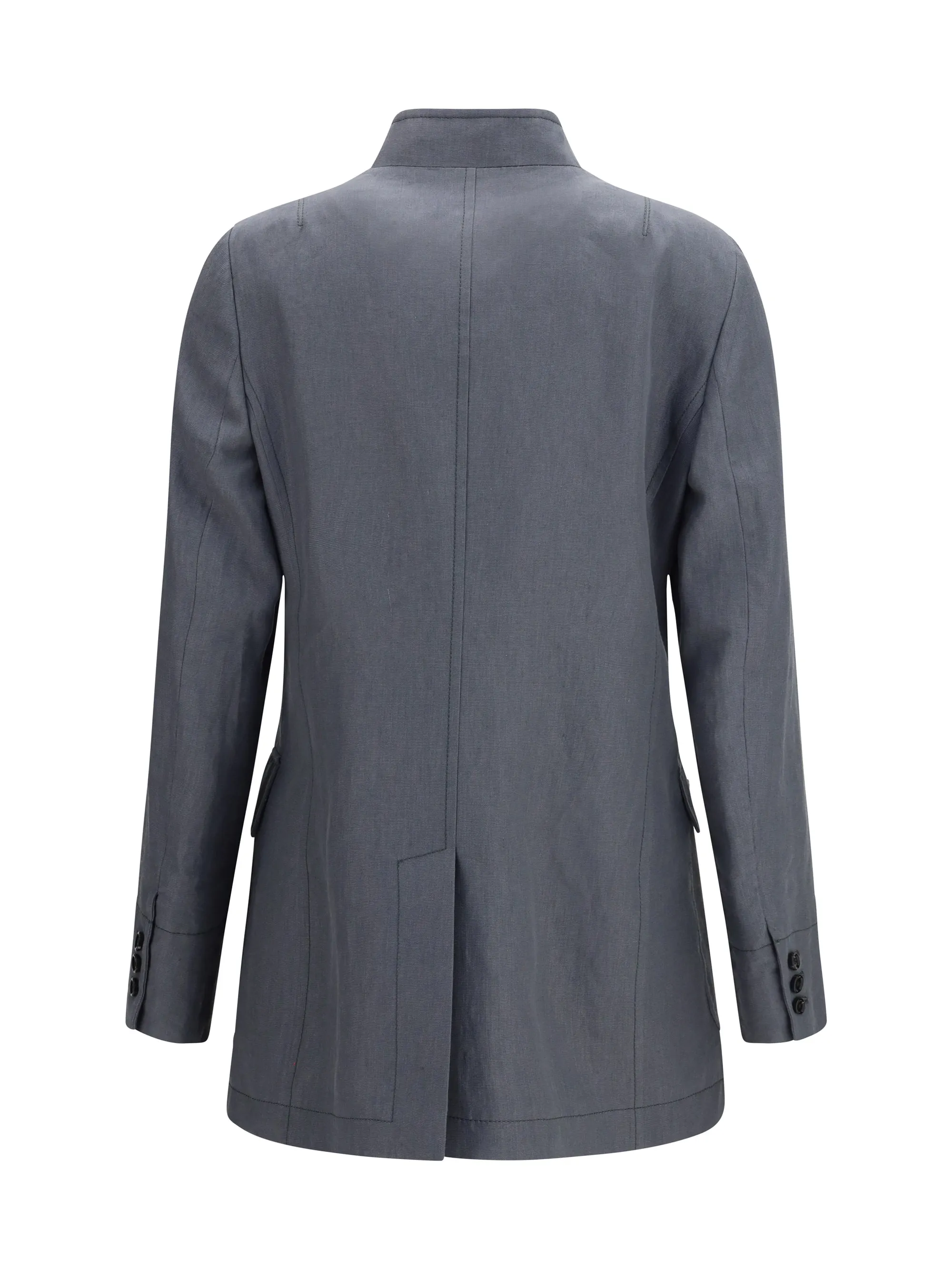 Sport Jacket Grey Linen sold by Lord & Taylor product image thumbnail 2