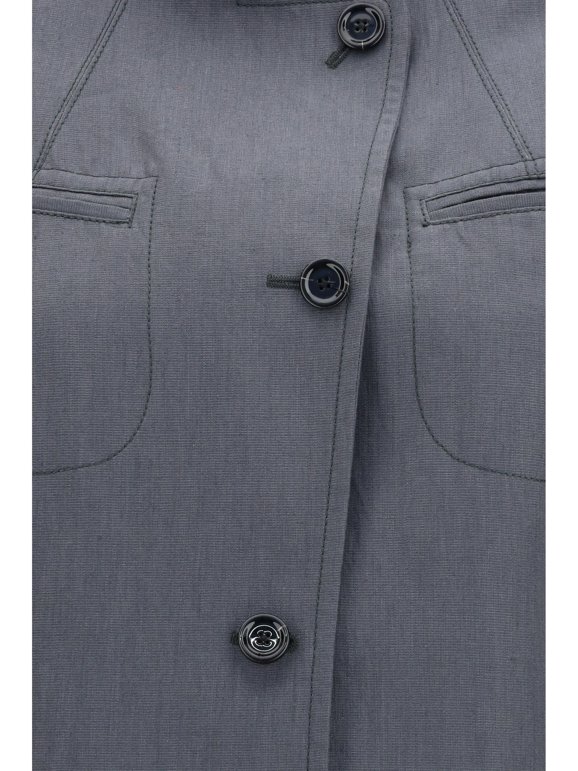 Sport Jacket Grey Linen sold by Lord & Taylor product image thumbnail 3