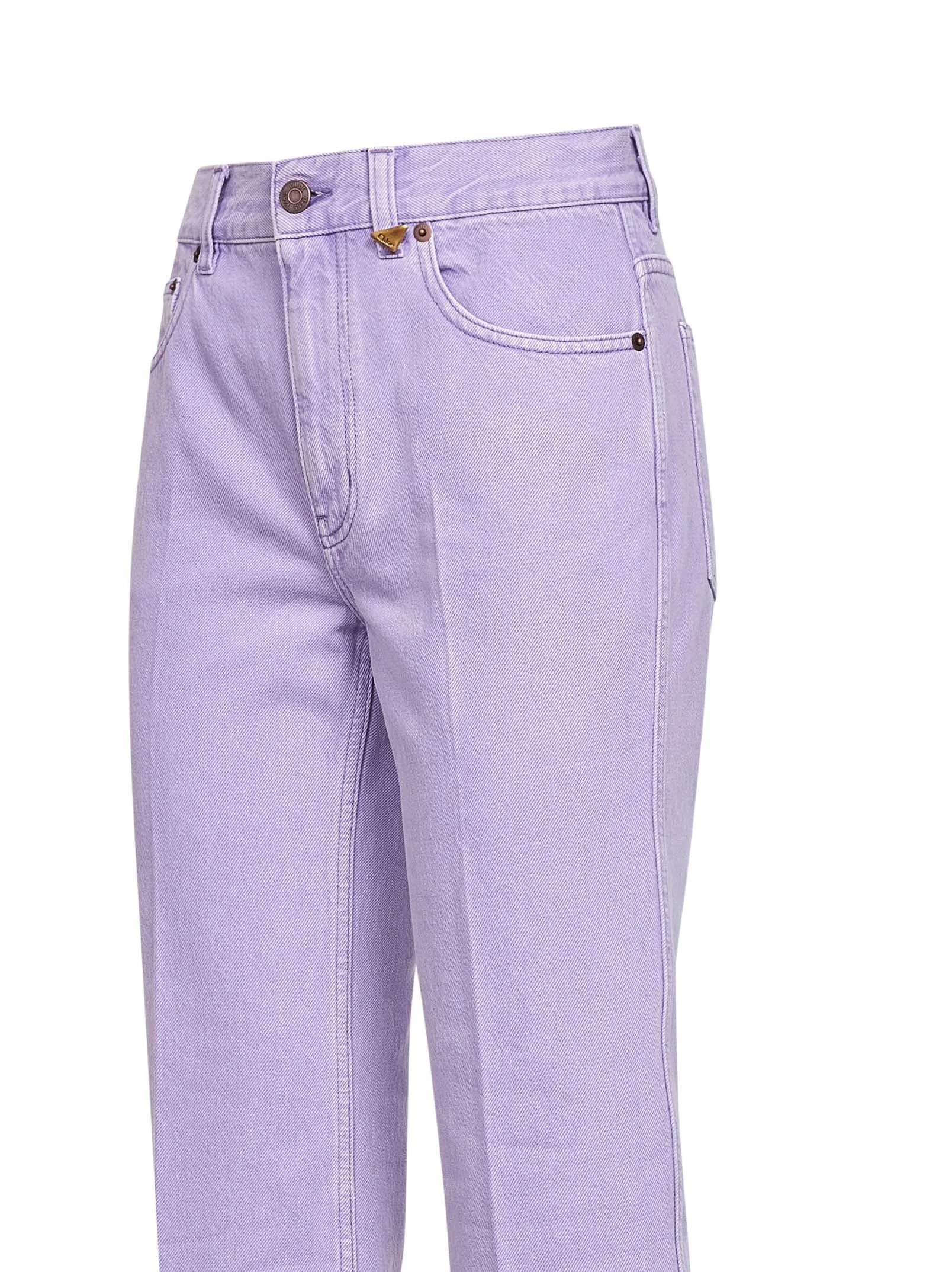 Straight Denim Jeans Lavender Fog sold by Lord & Taylor product image thumbnail 3