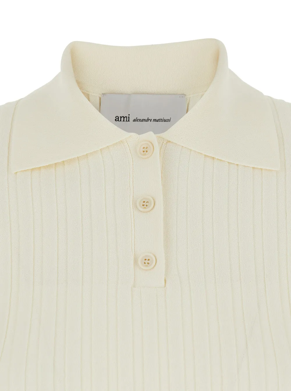 Polo Shirt White Viscose Blend sold by Lord & Taylor product image thumbnail 3