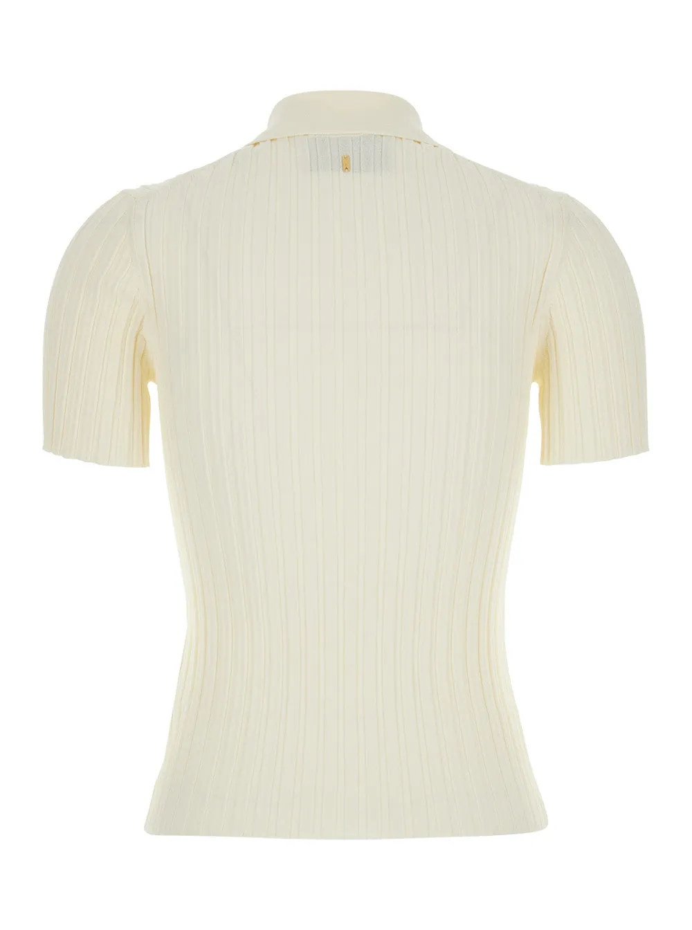 Polo Shirt White Viscose Blend sold by Lord & Taylor product image thumbnail 2
