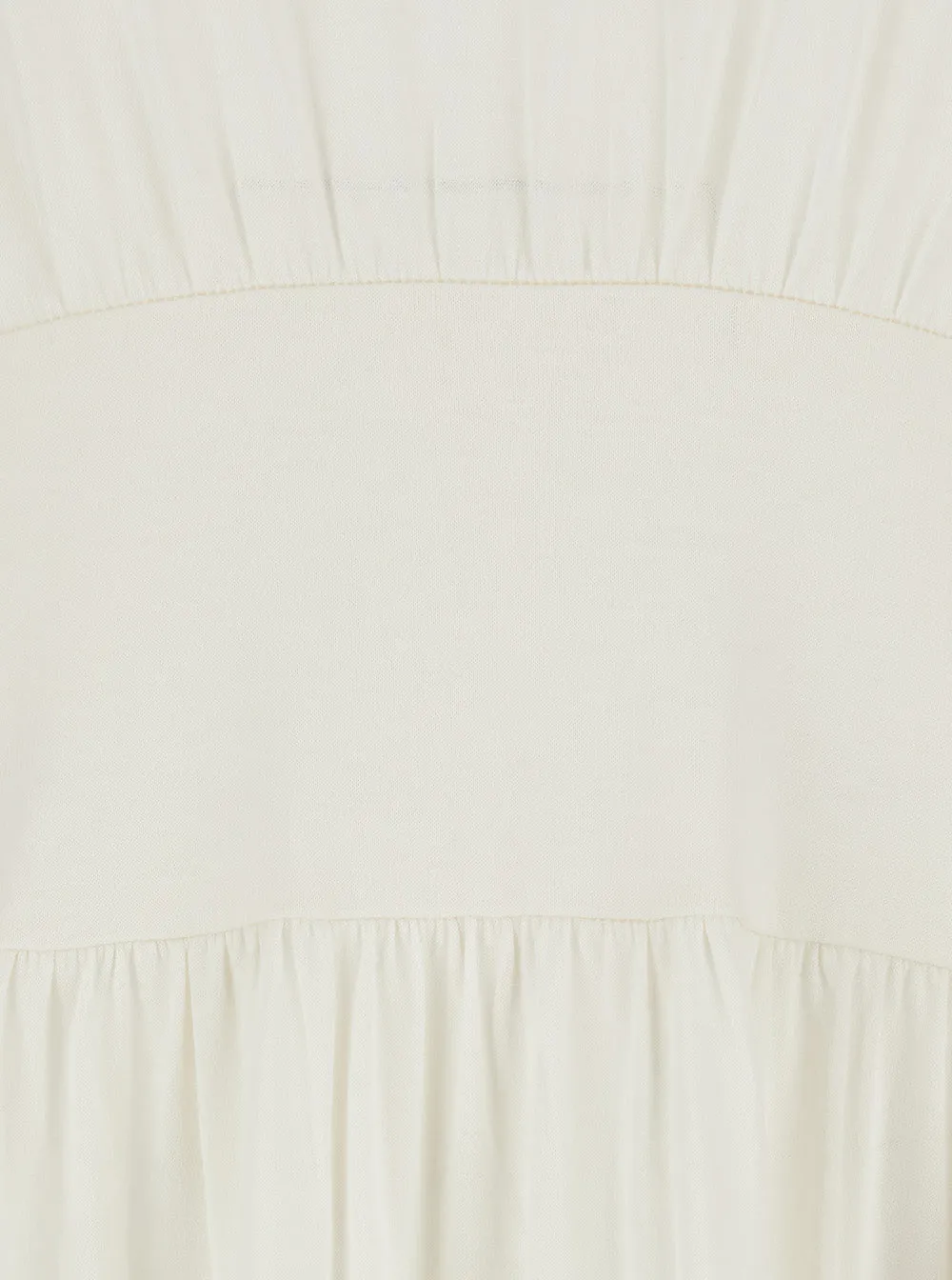 Long Dress Cotton-Silk Tee White sold by Lord & Taylor product image thumbnail 3