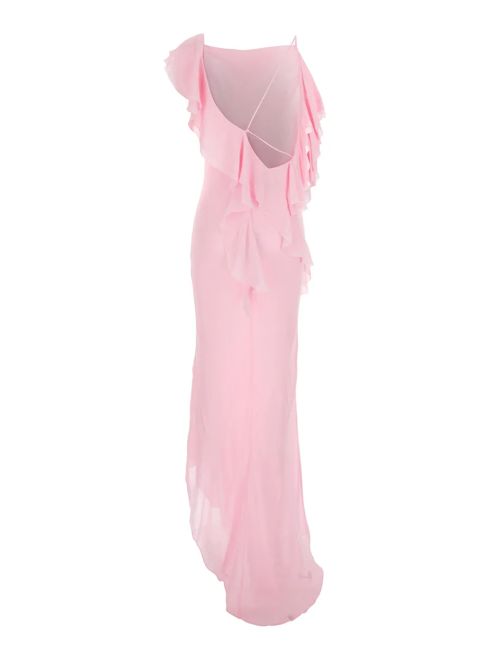 Long Dress Pink Georgette sold by Lord & Taylor product image thumbnail 2