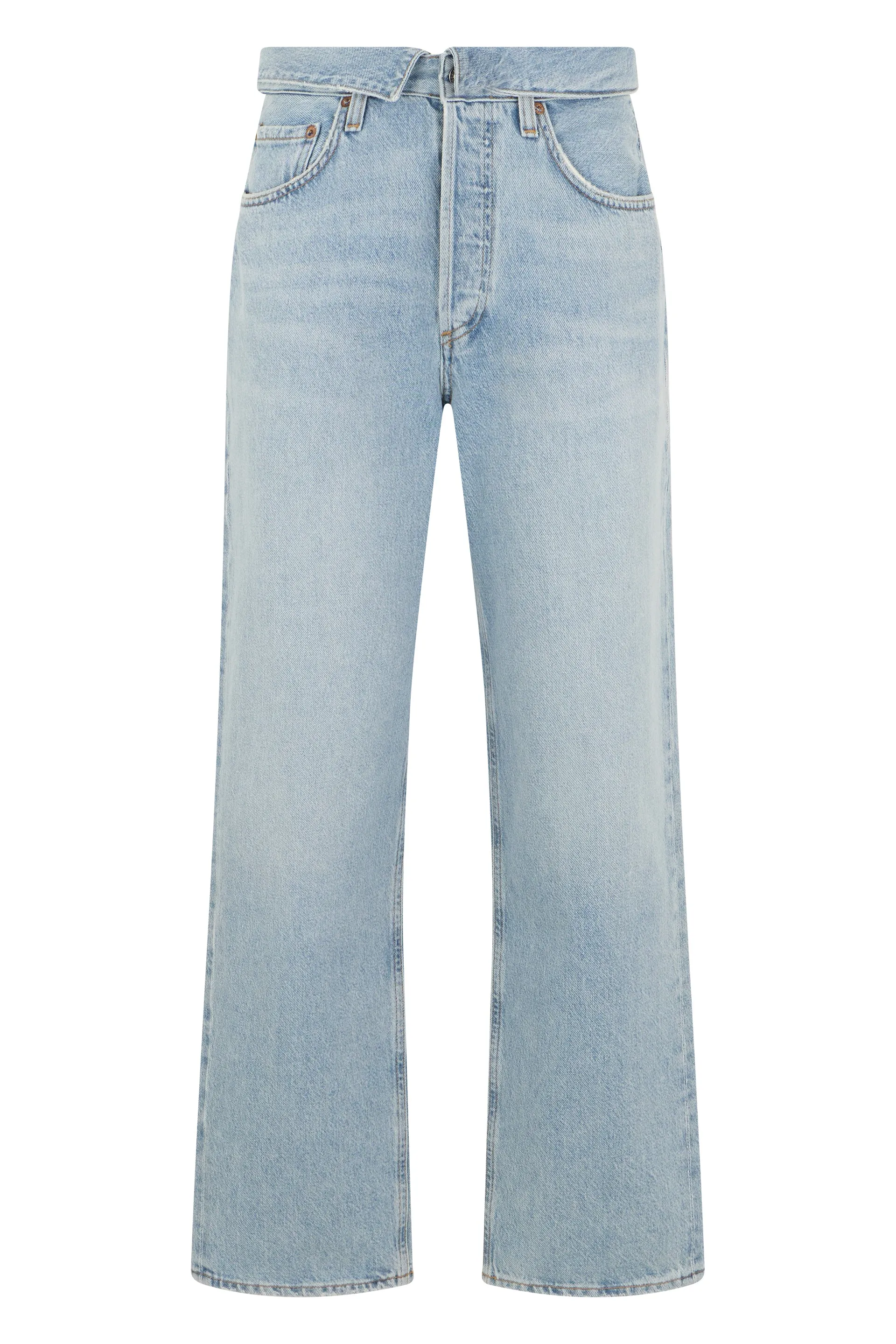 Straight-Leg Jeans Light Blue sold by Lord & Taylor
