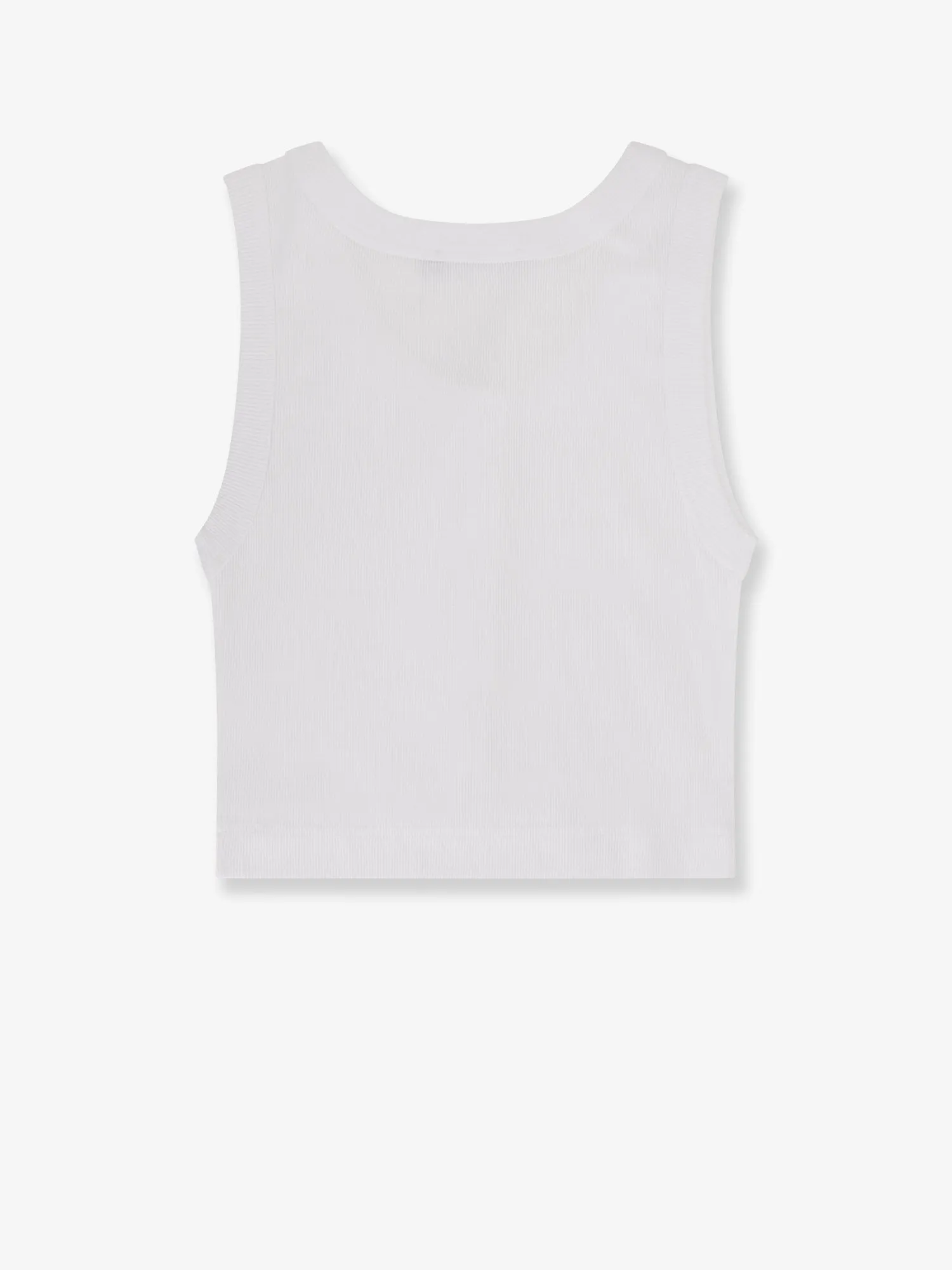 Tank Top Ribbed Cotton White sold by Lord & Taylor product image thumbnail 2