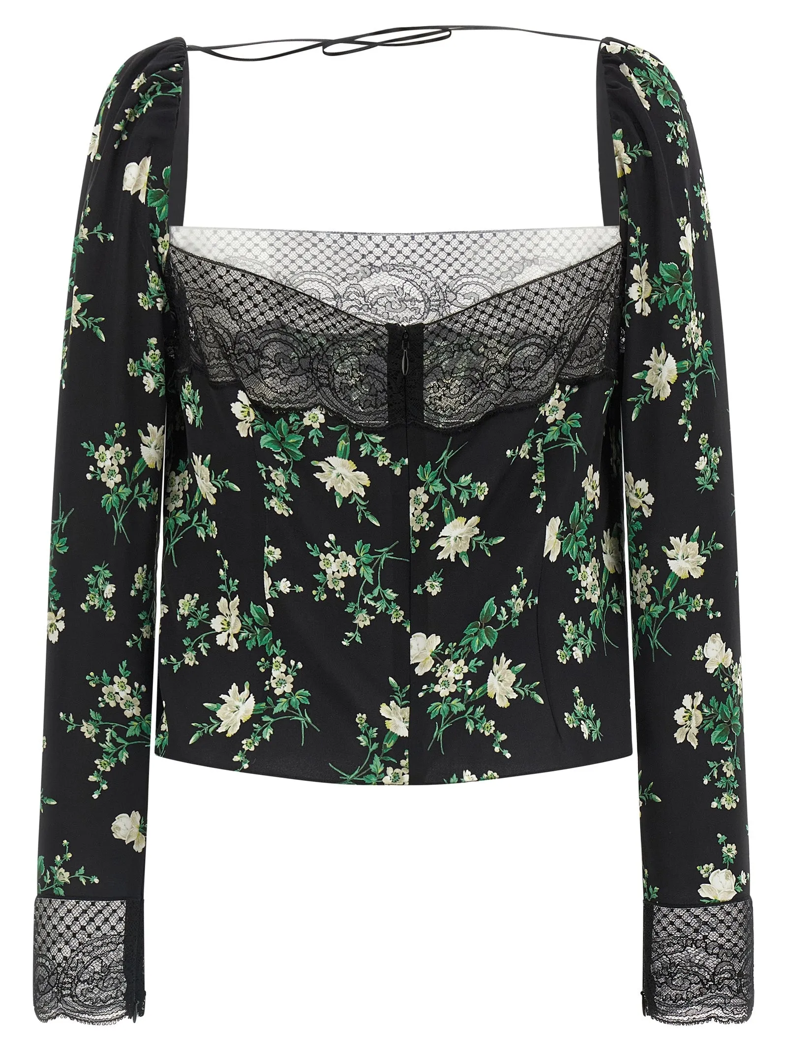 Flower print top sold by Lord & Taylor product image thumbnail 2
