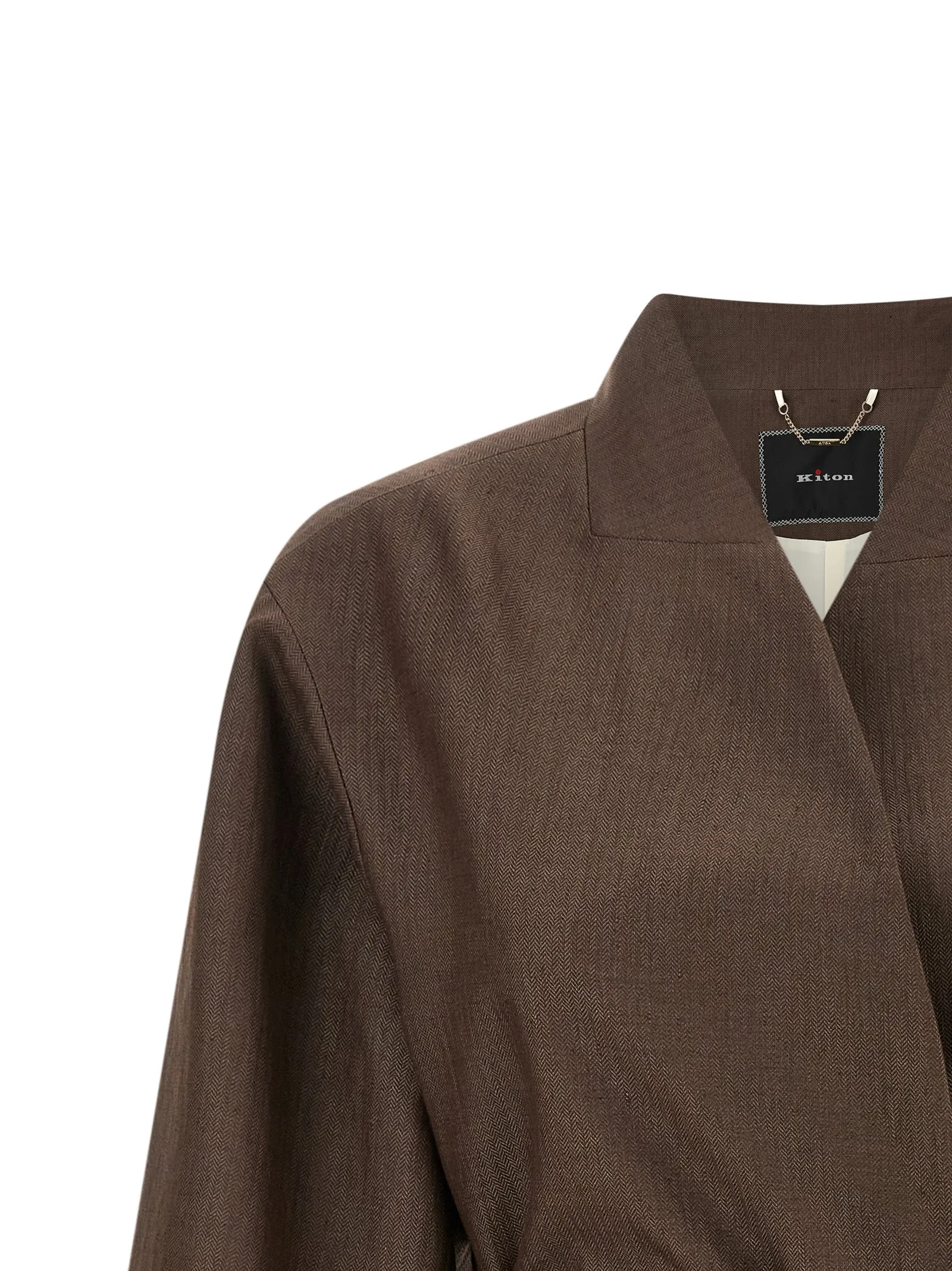 Linen blend blazer sold by Lord & Taylor product image thumbnail 3