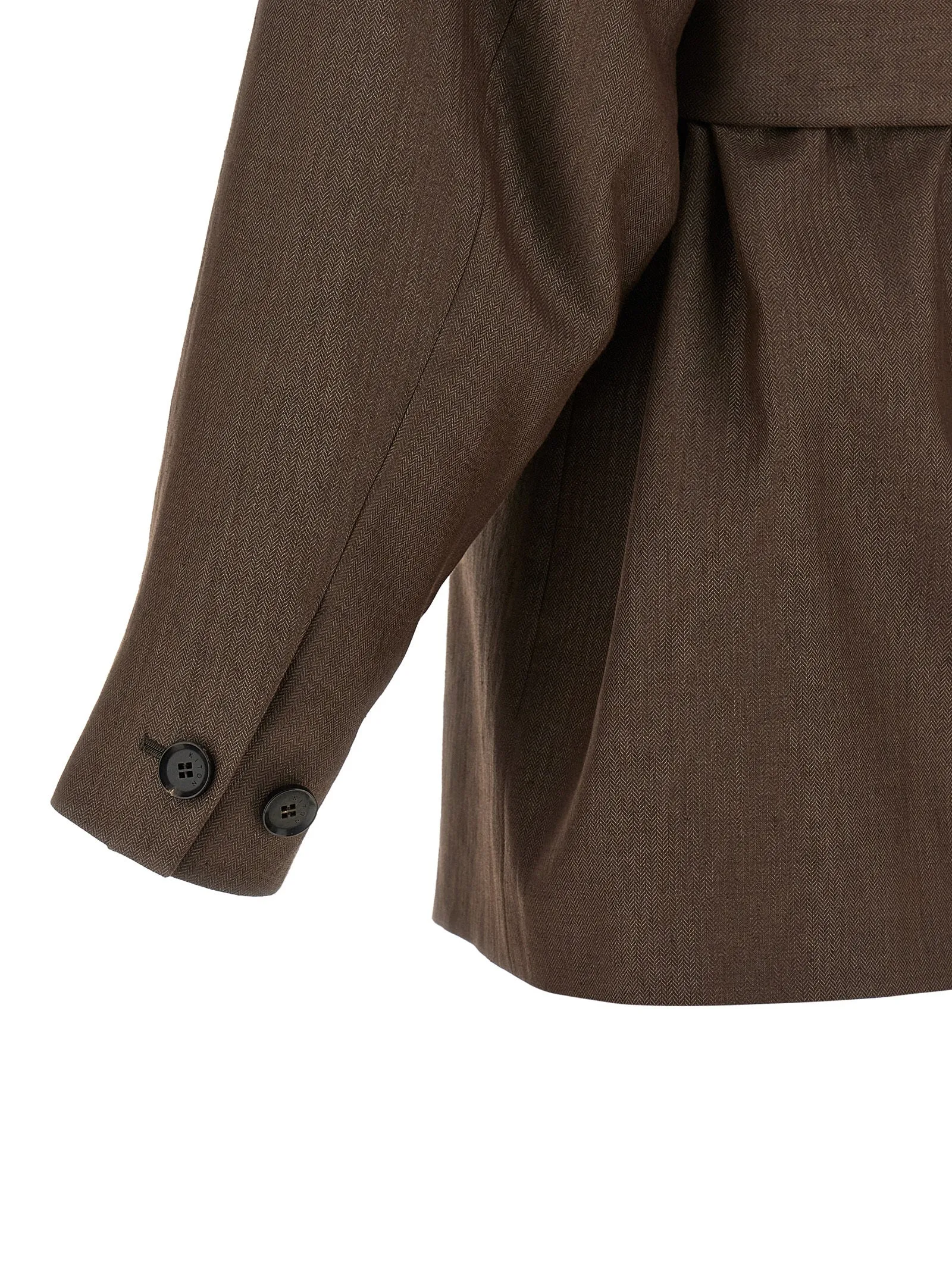 Linen blend blazer sold by Lord & Taylor product image thumbnail 4