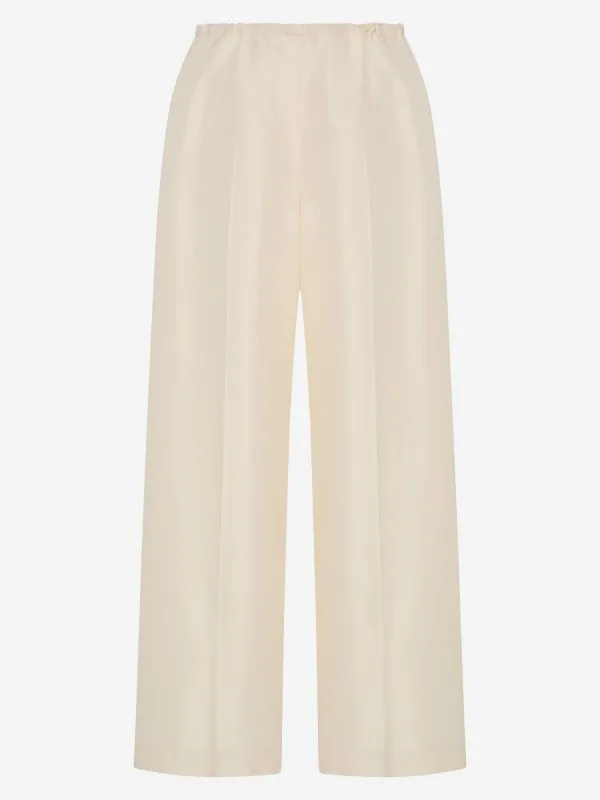 Pants BETA Silk Beige made by The Row