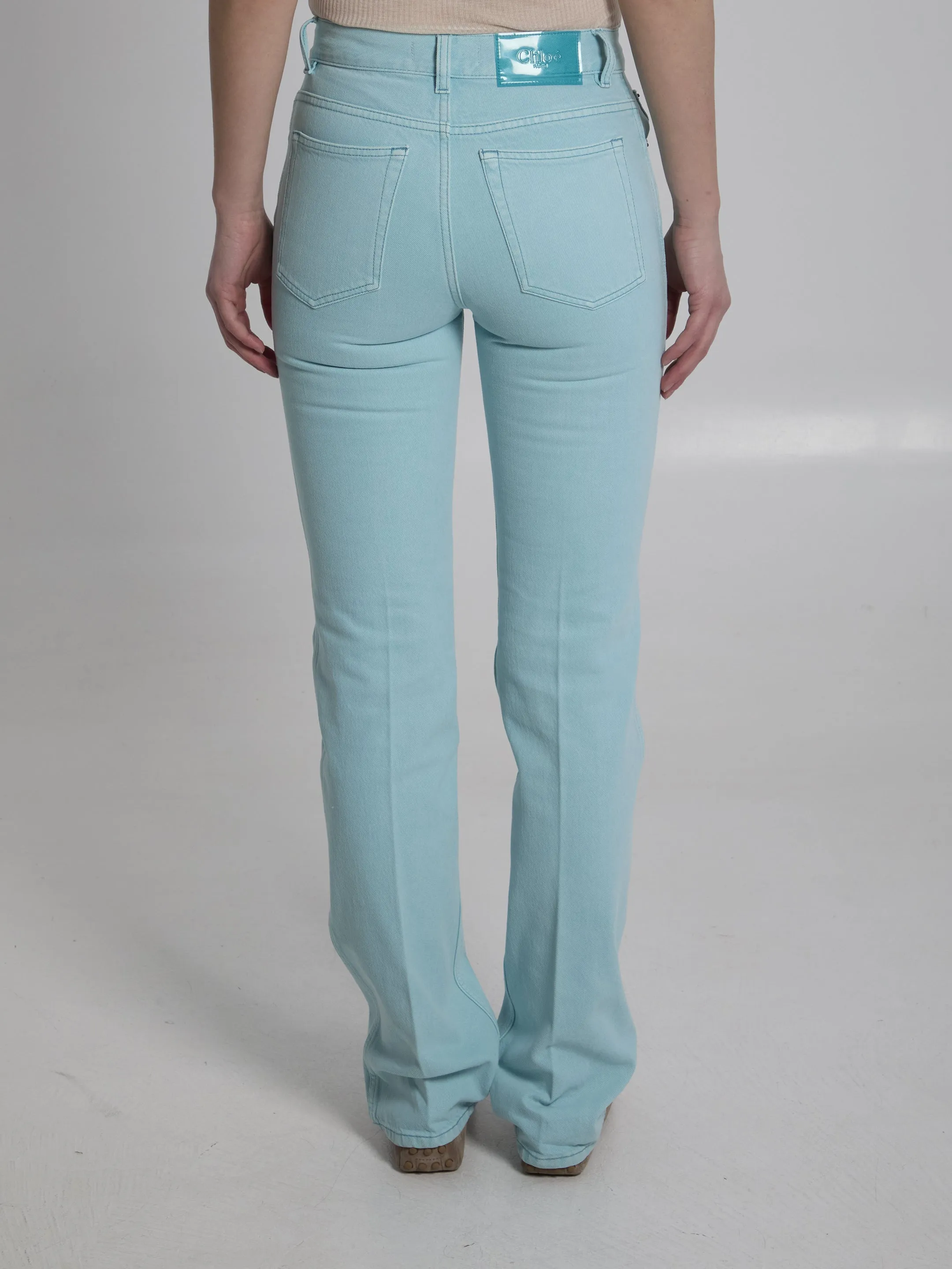 STRAIGHT LEG JEANS IN DENIM sold by Lord & Taylor product image thumbnail 4