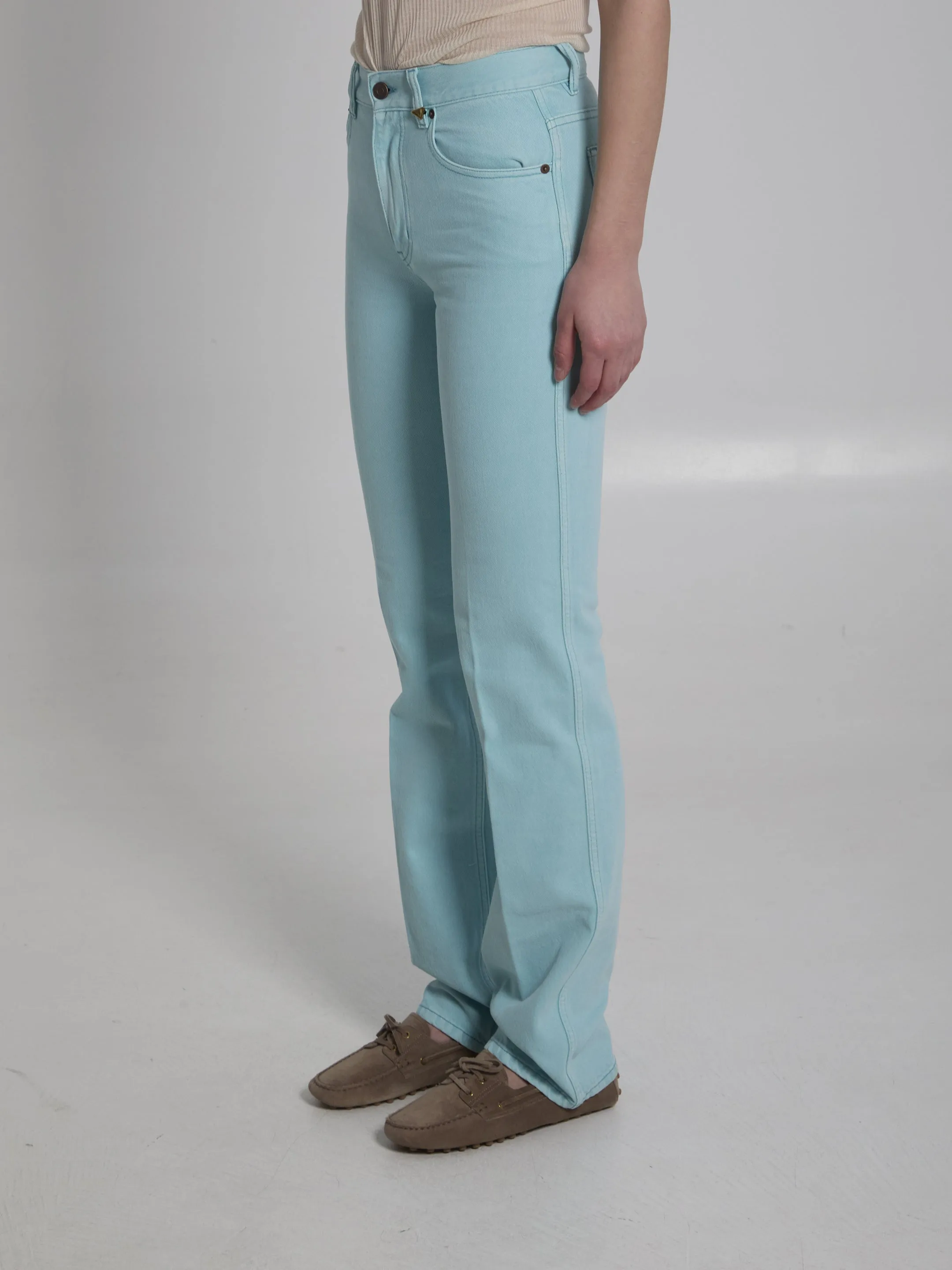 STRAIGHT LEG JEANS IN DENIM sold by Lord & Taylor product image thumbnail 2