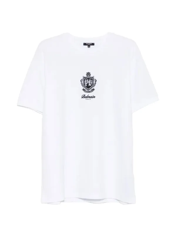 BALMAIN LOGO-EMBROIDERED T-SHIRT made by Balmain