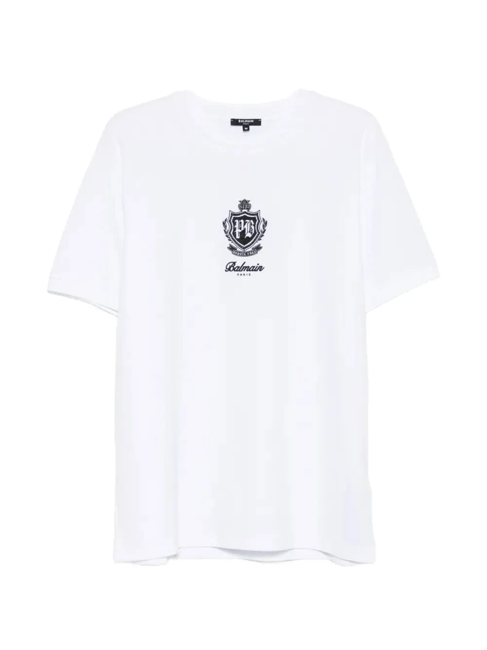 BALMAIN LOGO-EMBROIDERED T-SHIRT sold by Lord & Taylor