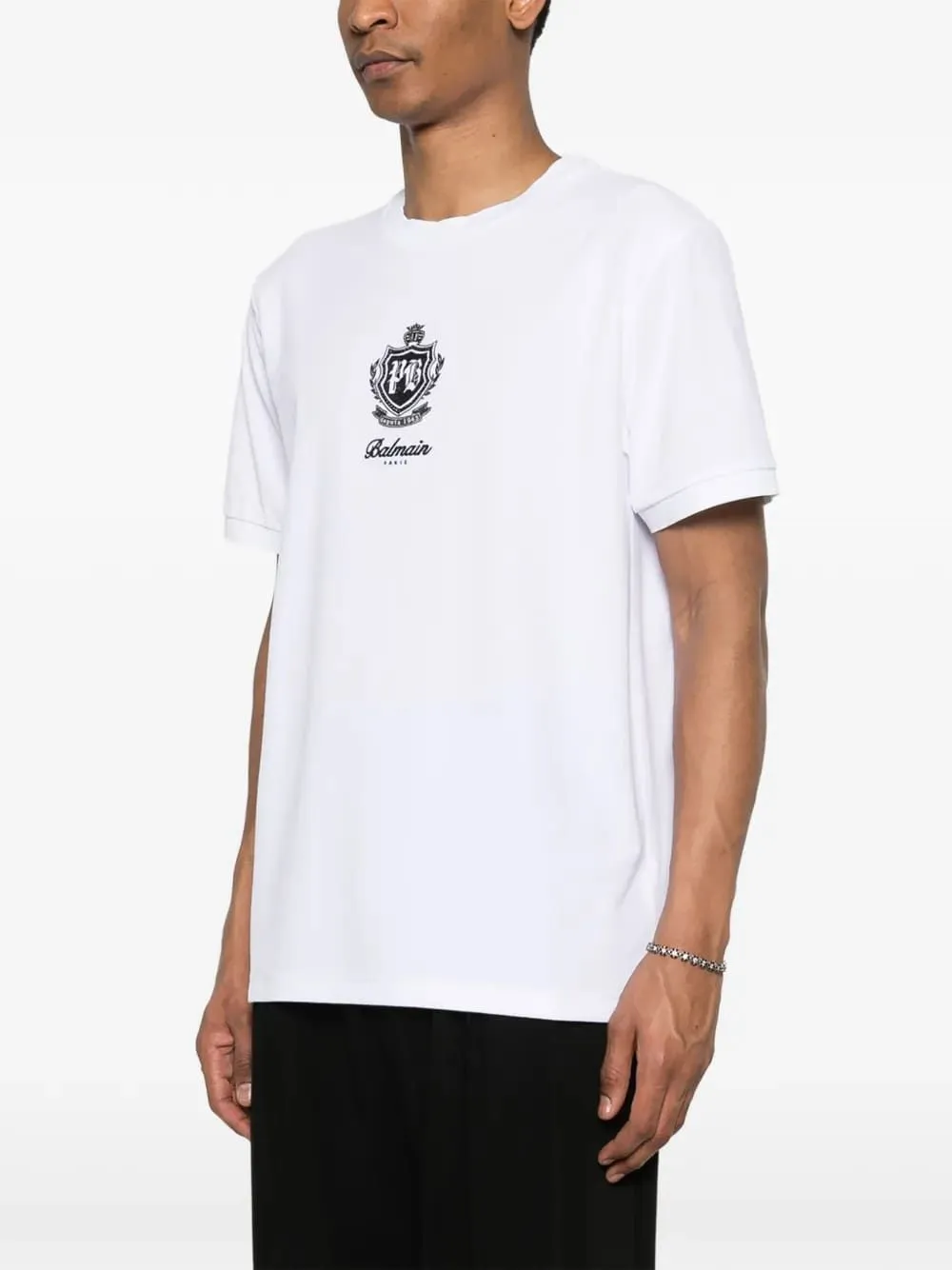 BALMAIN LOGO-EMBROIDERED T-SHIRT sold by Lord & Taylor product image thumbnail 2