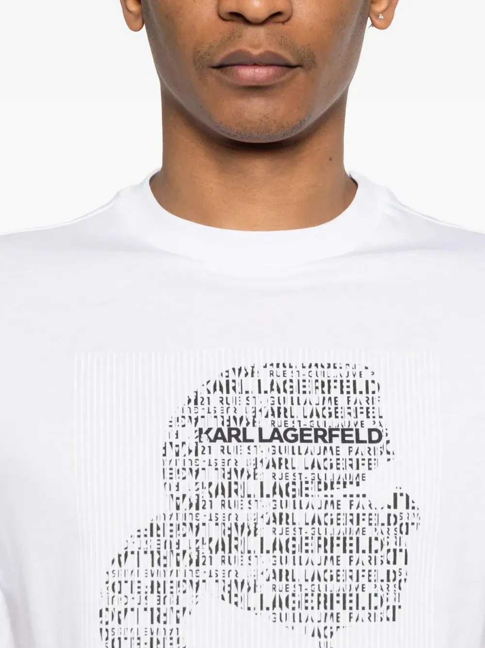 KARL LAGERFELD GRAPHIC PRINT T-SHIRT sold by Lord & Taylor product image thumbnail 4