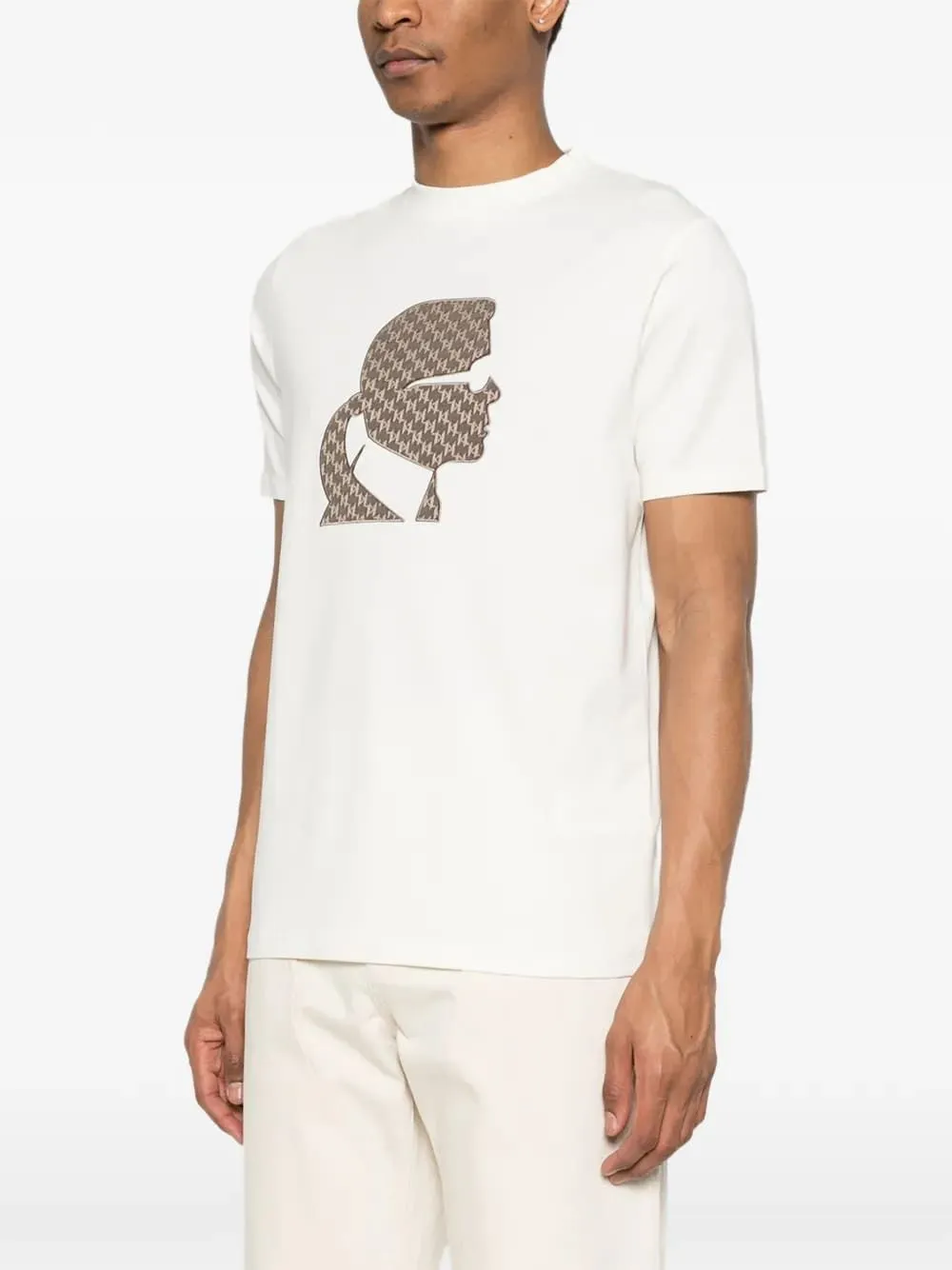 KARL LAGERFELD PROFILE PATTERNED T-SHIRT sold by Lord & Taylor product image thumbnail 2