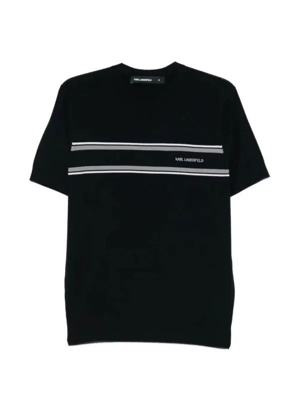 KARL LAGERFELD STRIPED T-SHIRT made by Karl Lagerfeld