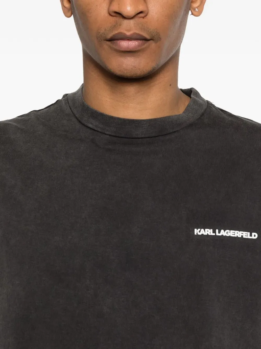 KARL LAGERFELD LOGO T-SHIRT sold by Lord & Taylor product image thumbnail 4