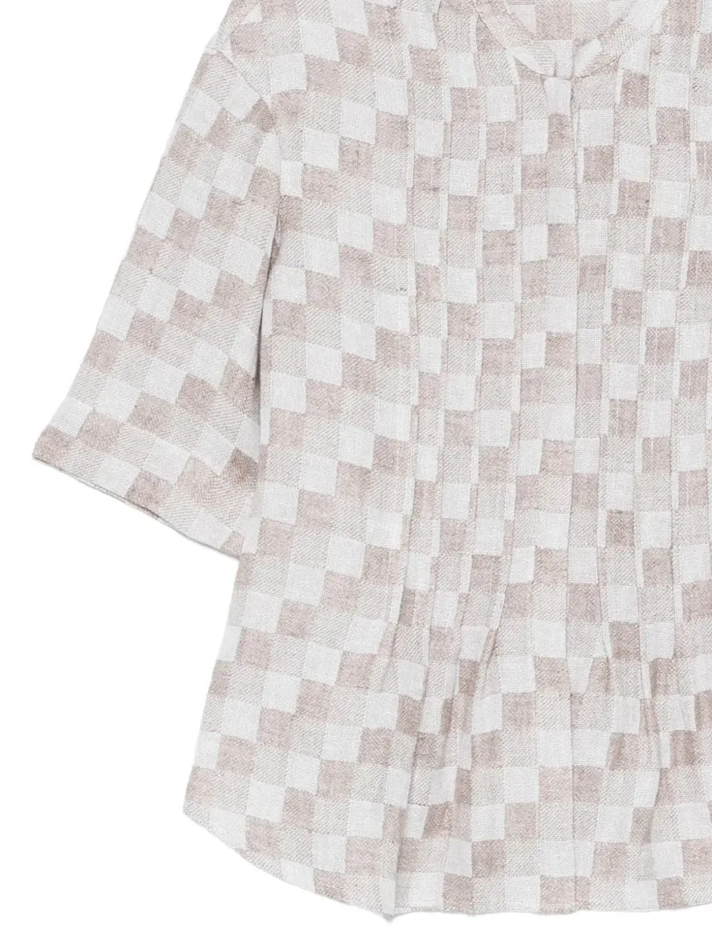 EMPORIO ARMANI CHECK SHORT-SLEEVE TOP sold by Lord & Taylor product image thumbnail 3