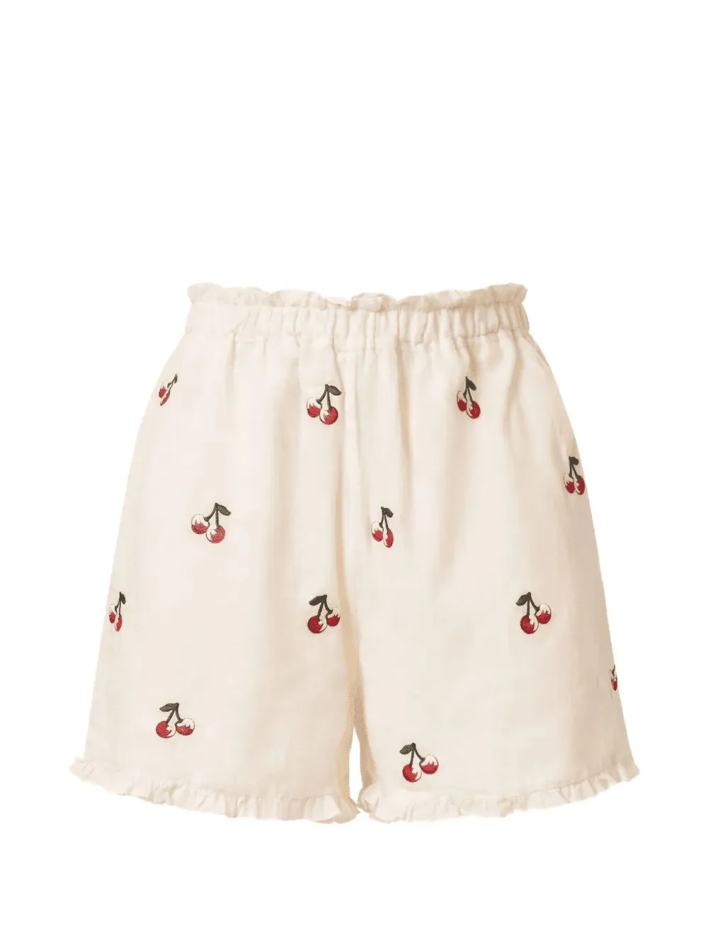 TWINSET CHERRIE-EMBROIDERED SHORTS sold by Lord & Taylor