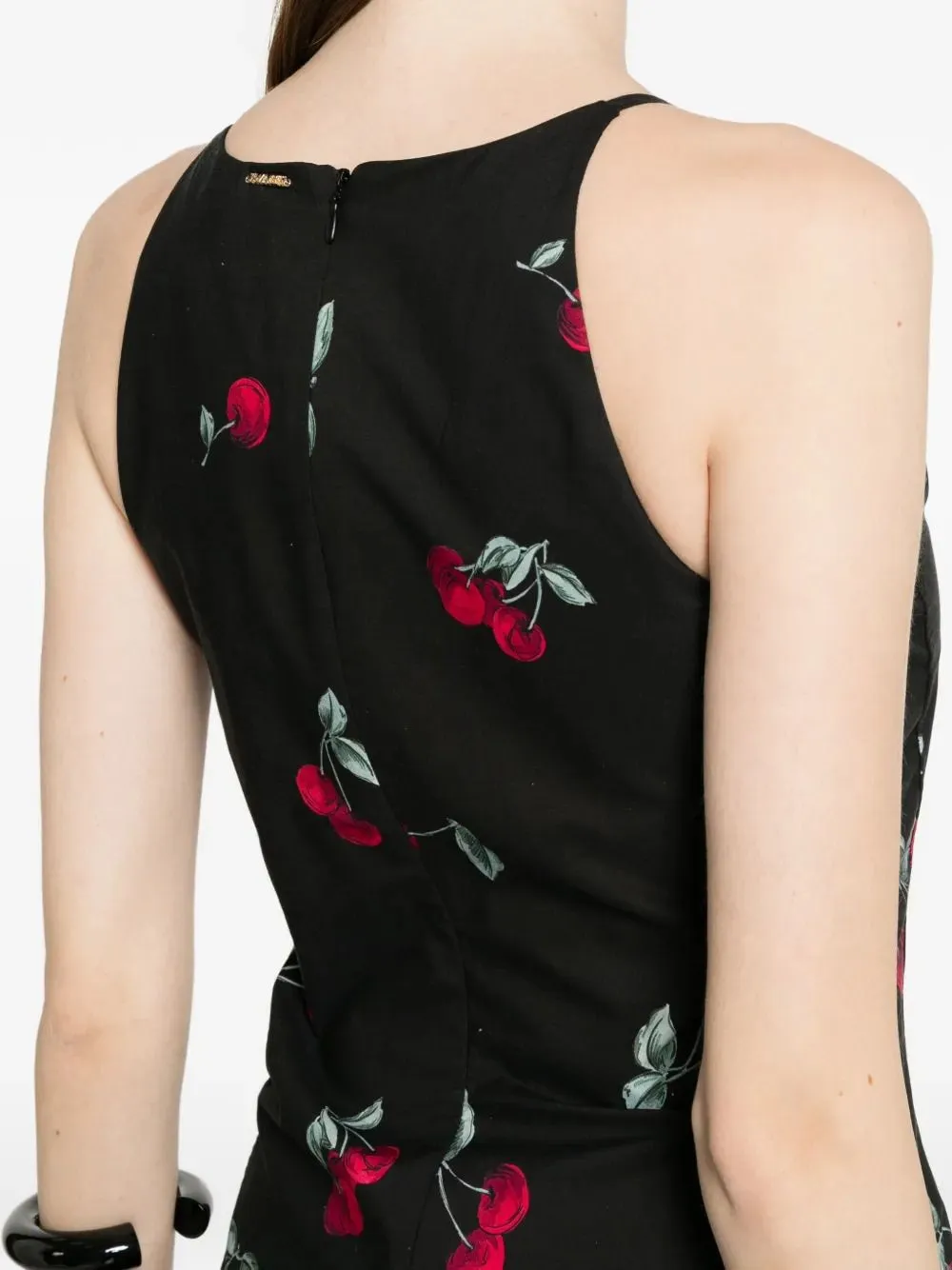 TWINSET CHERRY-PRINT MIDI DRESS sold by Lord & Taylor product image thumbnail 4