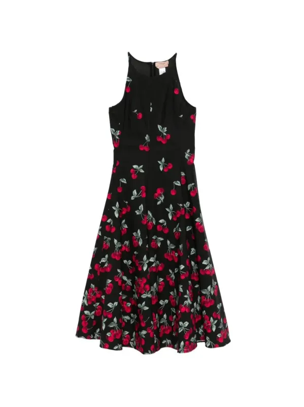 TWINSET CHERRY-PRINT MIDI DRESS made by Twinset
