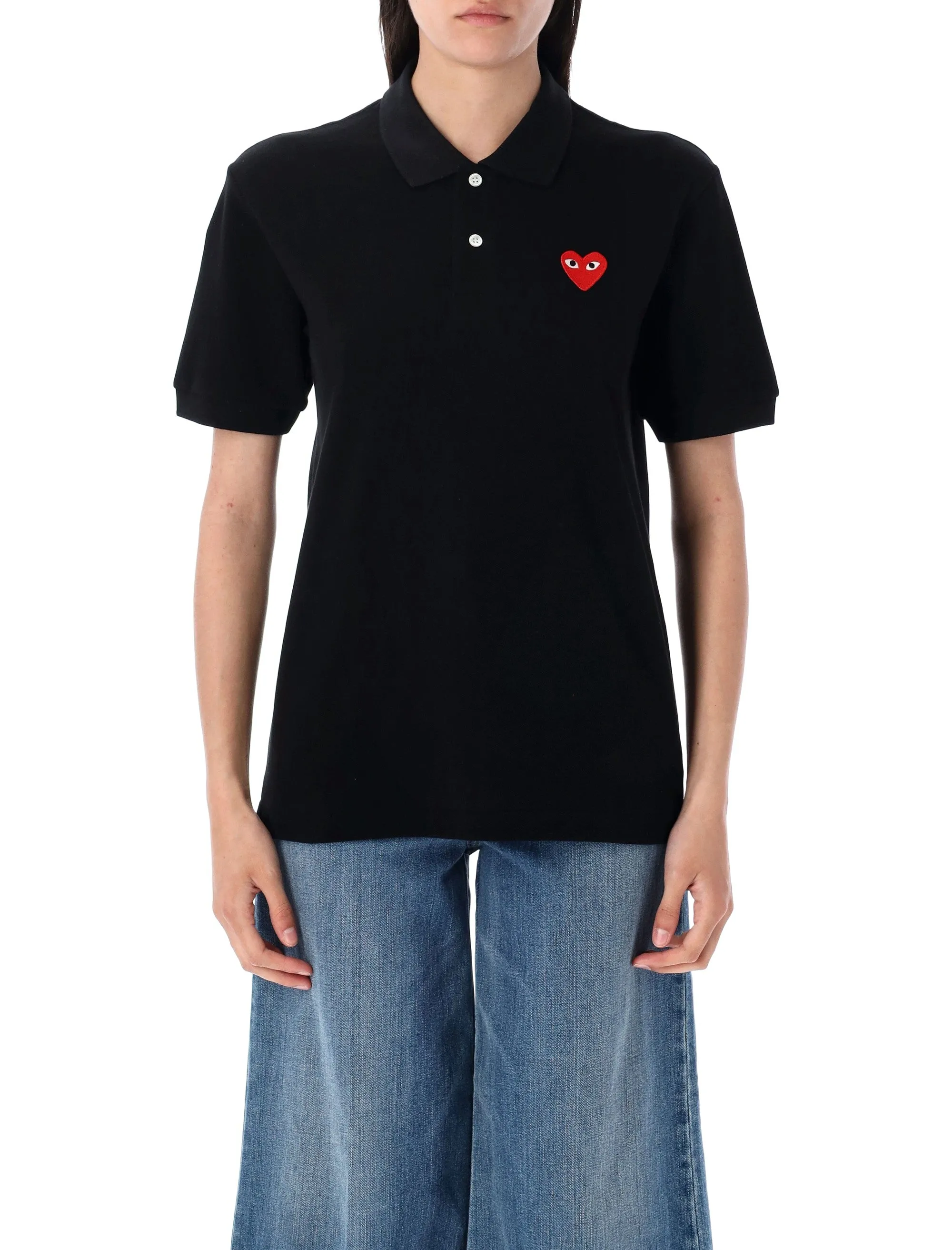 COMME DES GARÇONS PLAY RED HEART POLO sold by Lord & Taylor