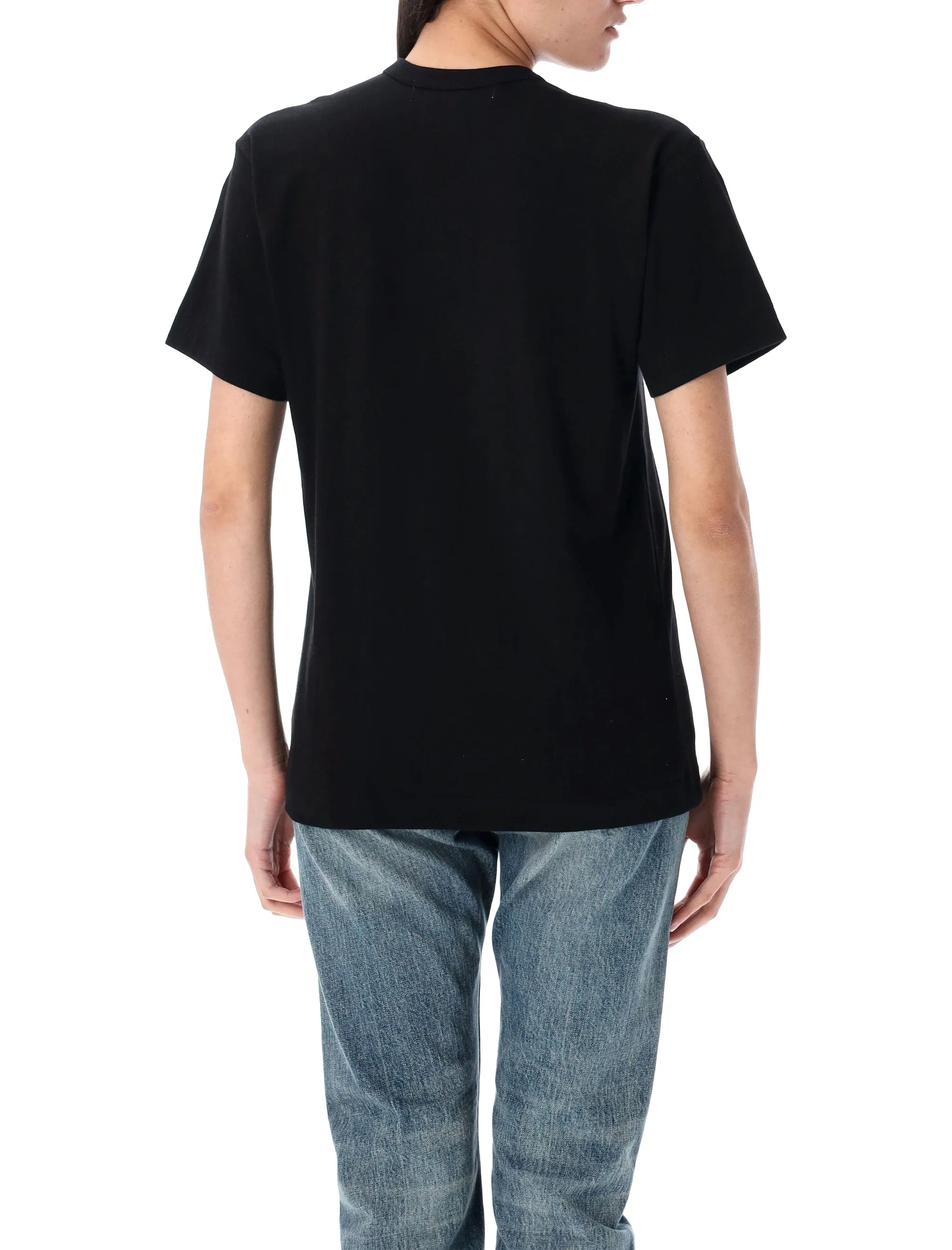 COMME DES GARÇONS PLAY DOUBLE HEART T-SHIRT sold by Lord & Taylor product image thumbnail 2