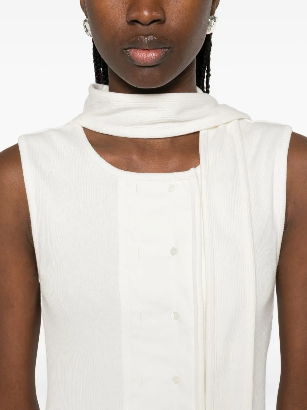 TOP SM NATURAL ASYMMETRIC CHANNEL sold by Lord & Taylor product image thumbnail 4