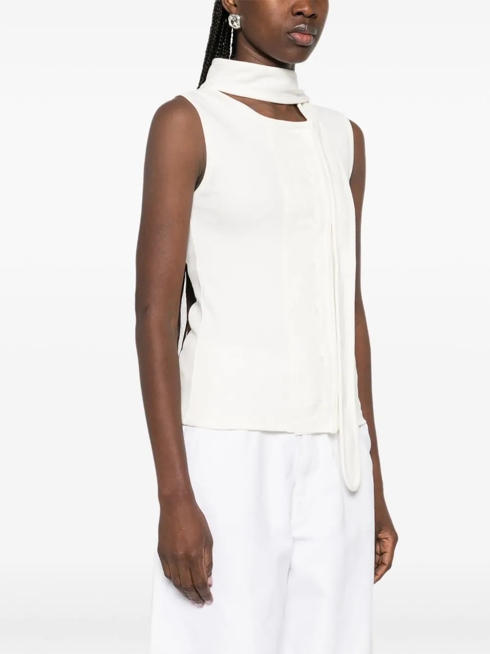 TOP SM NATURAL ASYMMETRIC CHANNEL sold by Lord & Taylor product image thumbnail 5