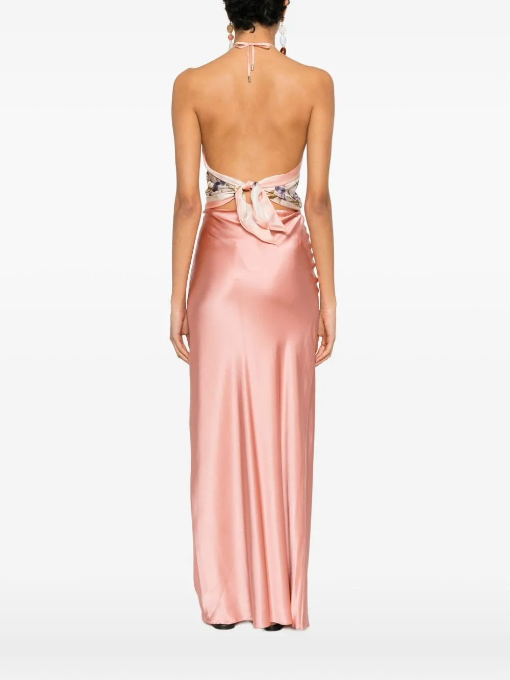 PINK TOP WITH FLOWERS, NECK-HITCHED sold by Lord & Taylor product image thumbnail 4