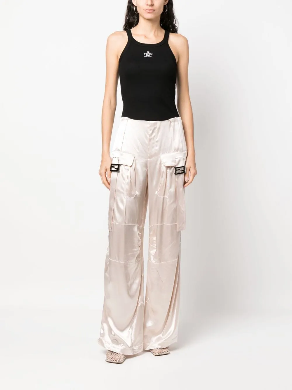 BLACK RIBBED TANK TOP sold by Lord & Taylor product image thumbnail 3