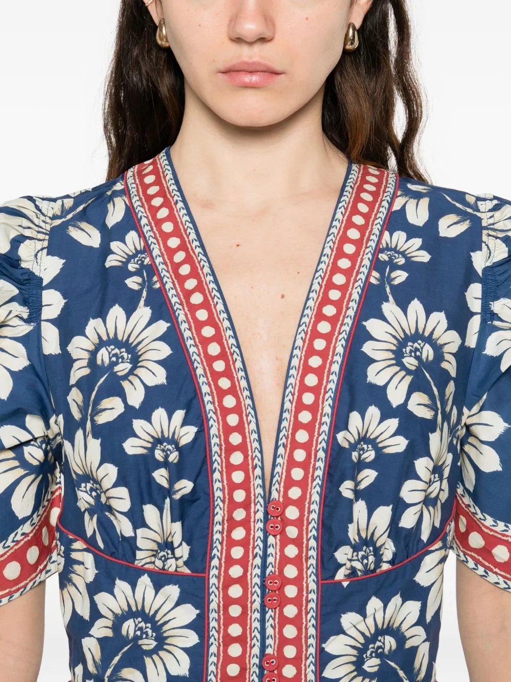 BLUE MOON FLORAL SHIRT DRESS sold by Lord & Taylor product image thumbnail 2
