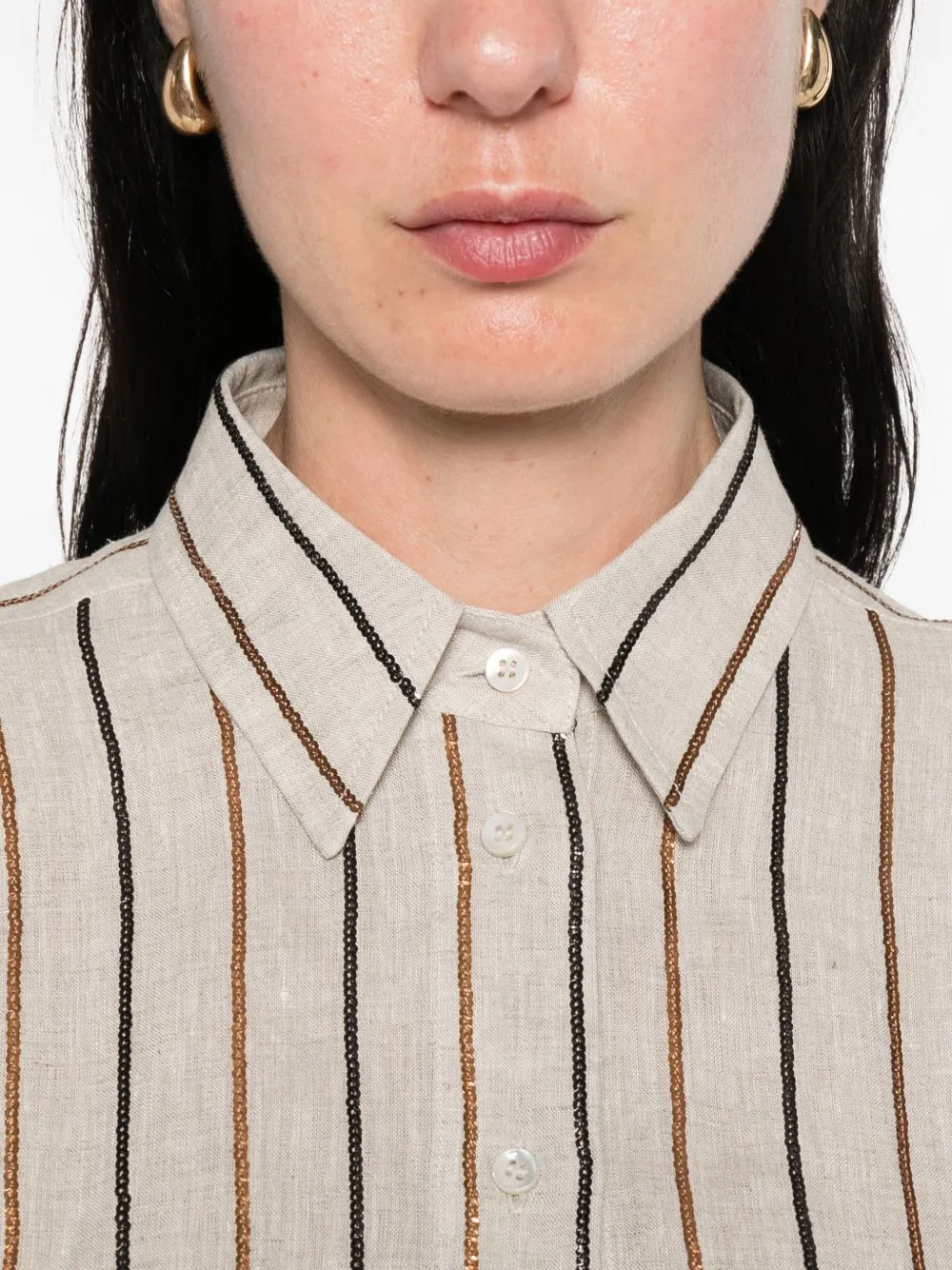 LINEN SHIRT sold by Lord & Taylor product image thumbnail 4