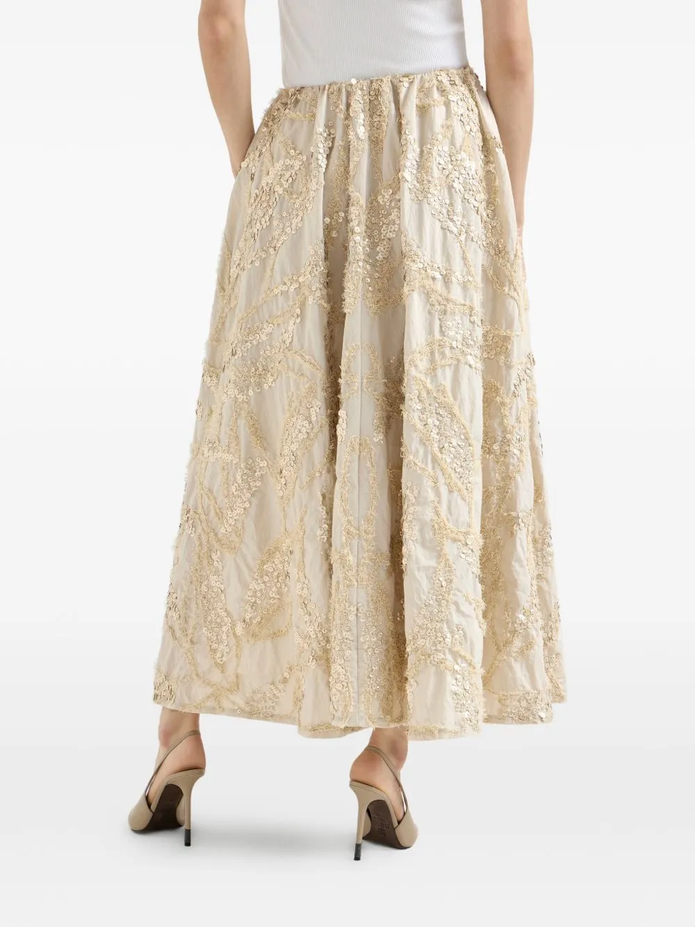 EMBROIDERED LONG SKIRT sold by Lord & Taylor product image thumbnail 4