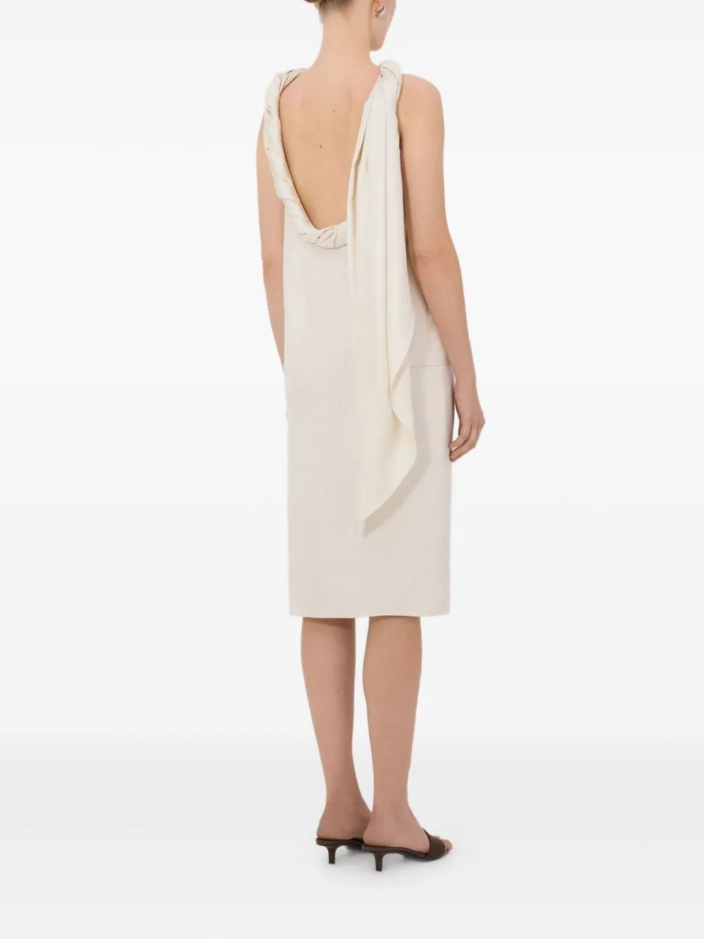 SM WILMA BEIGE TWISTED SILK TOP sold by Lord & Taylor product image thumbnail 2