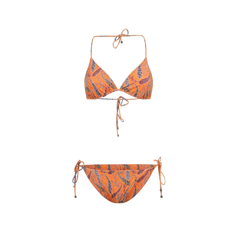ORANGE BIKINI EST MULTICOLORED AMEBAS made by Etro