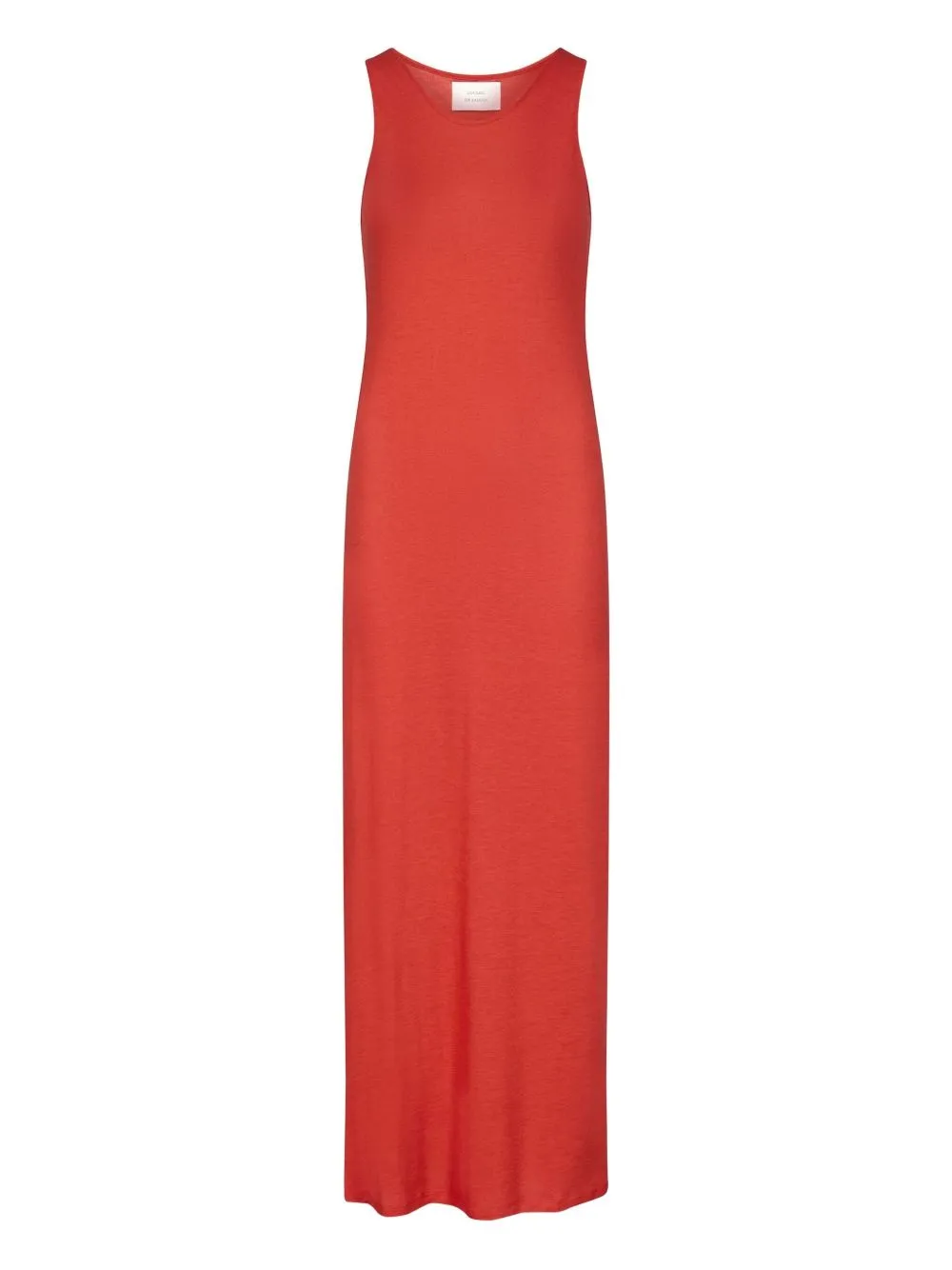MYRON RED TILE LONG STRAPS DRESS sold by Lord & Taylor