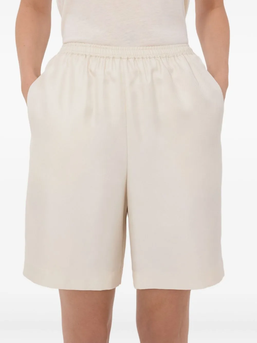 SHORT ZINIA SILK BEIGE sold by Lord & Taylor