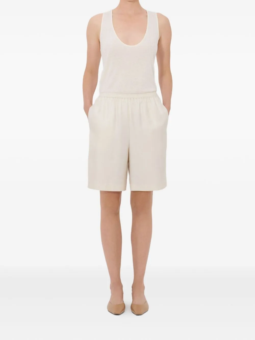 SHORT ZINIA SILK BEIGE sold by Lord & Taylor product image thumbnail 5