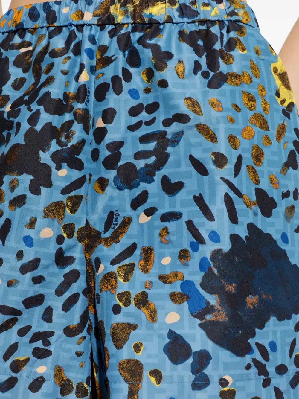 BLUE PRINT SHORTS WITH SPOTS sold by Lord & Taylor product image thumbnail 3